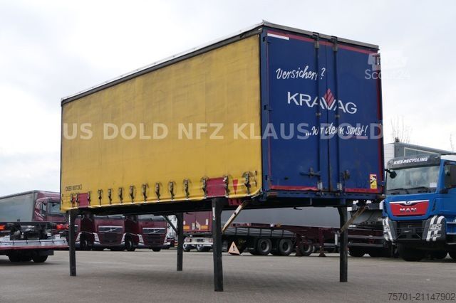 Wissellaadbak oplegger KRONE WP 7.3 LS5-CS Pritsche Plane BDF Bordwände