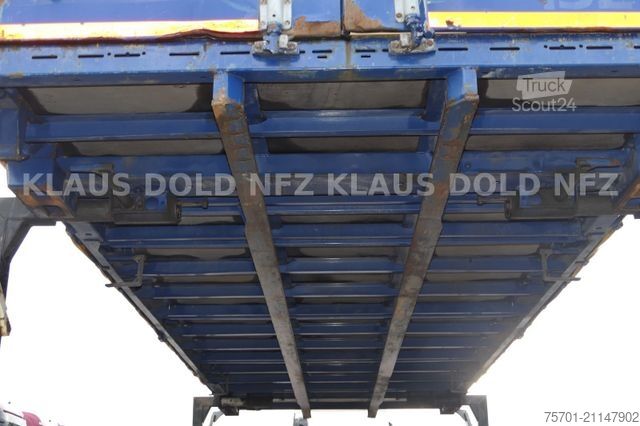 Wissellaadbak oplegger KRONE WP 7.3 LS5-CS Pritsche Plane BDF Bordwände