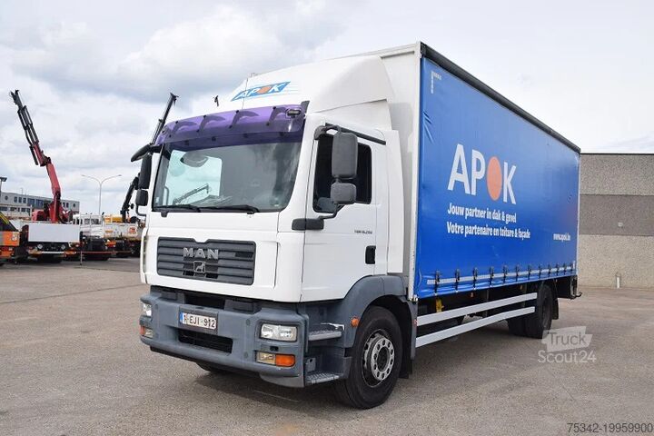 Bâche coulissante MAN TGM 18.280