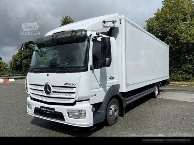 Кастомизированный фургон MERCEDES-BENZ Atego 823 L Koffer 7,30m* LBW 1to*Klima*Alu*TOP
