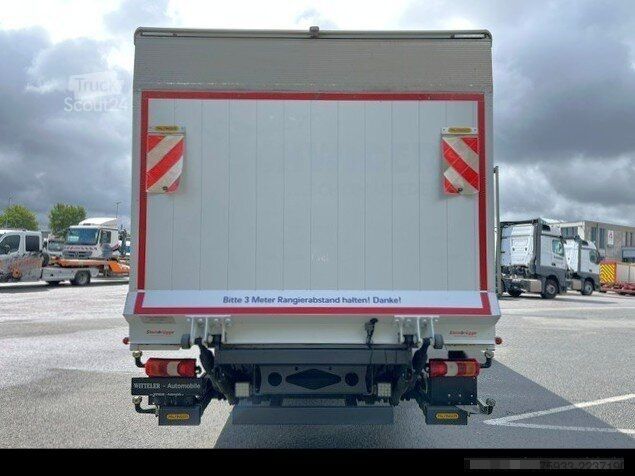Кастомизированный фургон MERCEDES-BENZ Atego 823 L Koffer 7,30m* LBW 1to*Klima*Alu*TOP