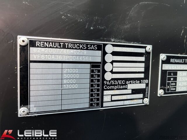 Standartinis vilkikas RENAULT T 480 HIGH*4x2*Vollluft*Standklima*Alcoa*225tkm*