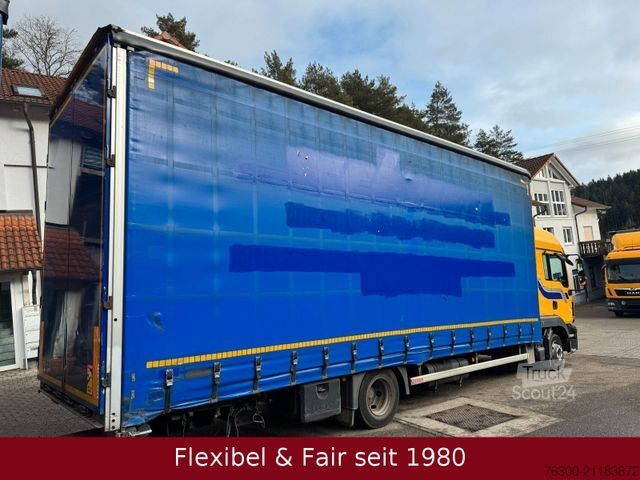 Camion jumbo MAN 12.220 TGL,7,75+7,75m=120m³,Anh. Wecon verzinkt!