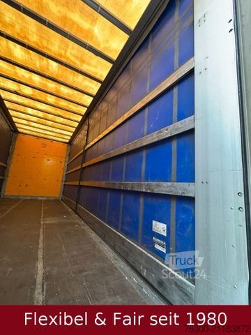 Camion jumbo MAN 12.220 TGL,7,75+7,75m=120m³,Anh. Wecon verzinkt!