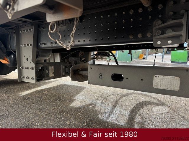 Camion jumbo MAN 12.220 TGL,7,75+7,75m=120m³,Anh. Wecon verzinkt!