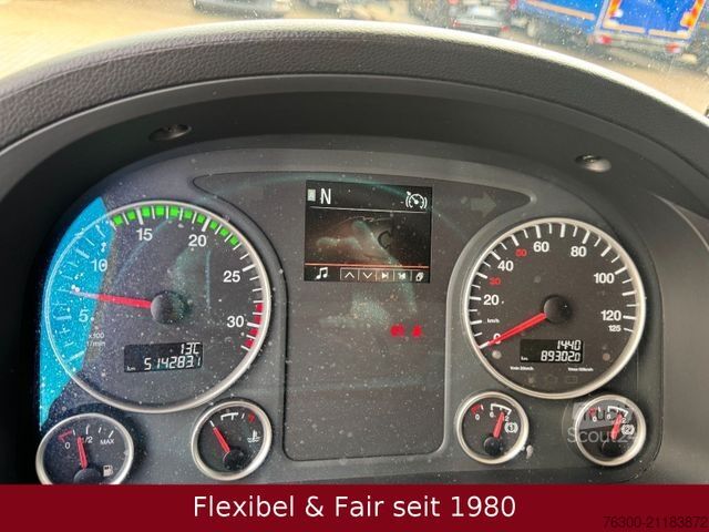 Camion jumbo MAN 12.220 TGL,7,75+7,75m=120m³,Anh. Wecon verzinkt!