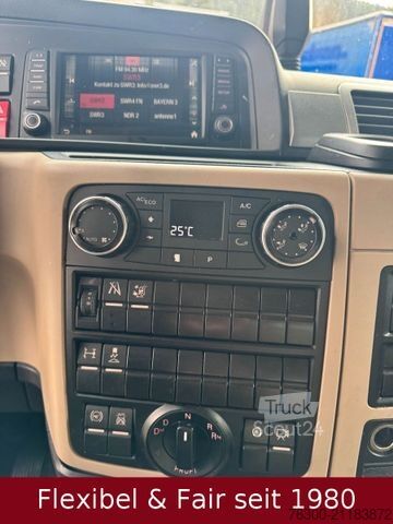 Camion jumbo MAN 12.220 TGL,7,75+7,75m=120m³,Anh. Wecon verzinkt!