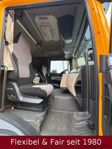 Camion jumbo MAN 12.220 TGL,7,75+7,75m=120m³,Anh. Wecon verzinkt!