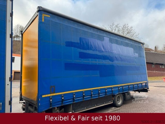 Camion jumbo MAN 12.220 TGL,7,75+7,75m=120m³,Anh. Wecon verzinkt!