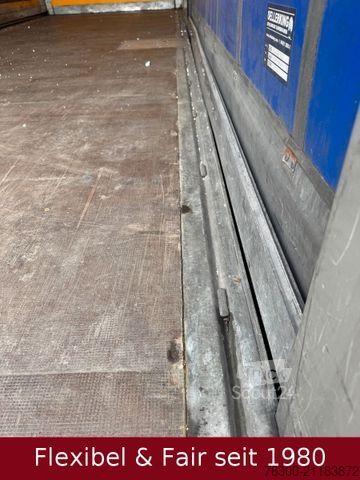 Camion jumbo MAN 12.220 TGL,7,75+7,75m=120m³,Anh. Wecon verzinkt!