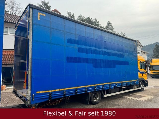 Camion jumbo MAN TGL 12.220,Hochdach 7,75+7,75m=120m³+H&W Anhänge