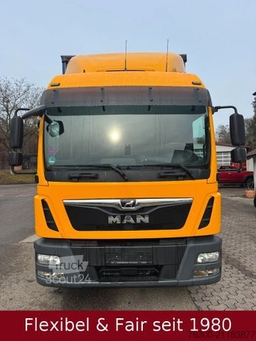 Camion jumbo MAN TGL 12.220,Hochdach 7,75+7,75m=120m³+H&W Anhänge