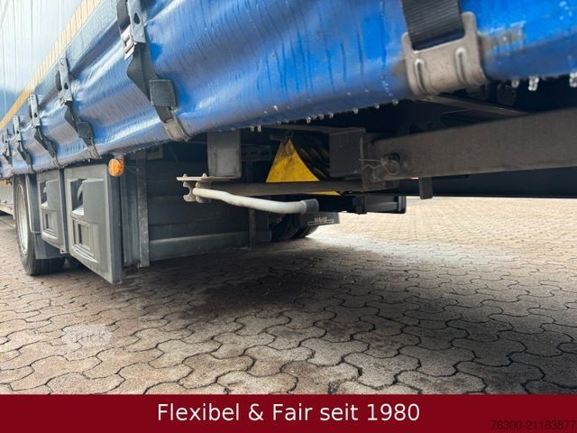 Camion jumbo MAN TGL 12.220,Hochdach 7,75+7,75m=120m³+H&W Anhänge