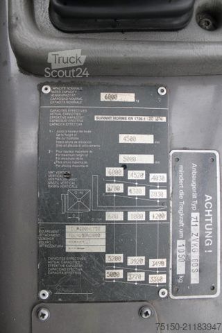 Első homlokrakodó targonca MANITOU MI 60 H - 6 to - Waage - Nr.: 556