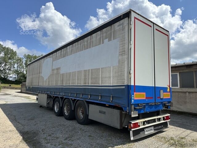 Otevřený návěs s plachtou Fellechner SC31-S36 Edscha Liftachse