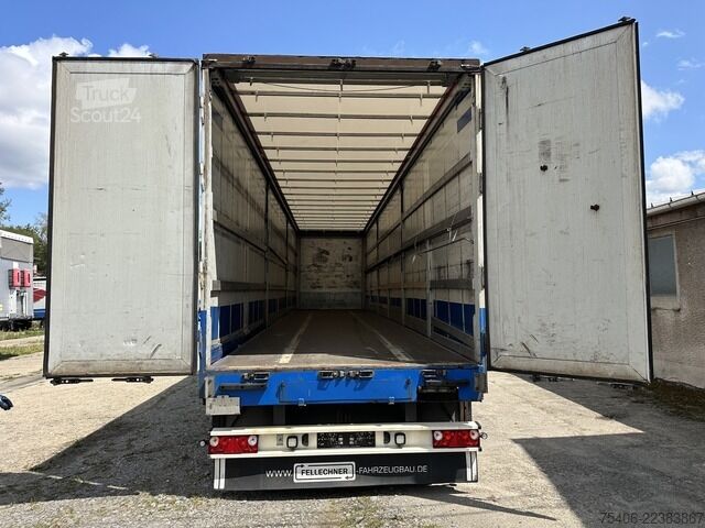 Otevřený návěs s plachtou Fellechner SC31-S36 Edscha Liftachse