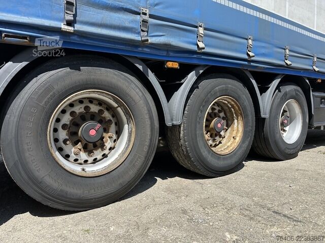 Otevřený návěs s plachtou Fellechner SC31-S36 Edscha Liftachse