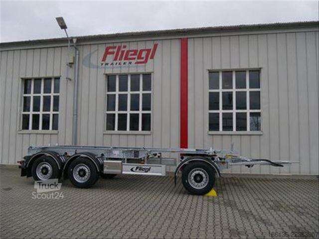 Châssis mixte Fliegl 3-Achs Wechselanhänger DWP 240 Standard