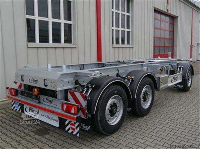 Châssis mixte Fliegl 3-Achs Wechselanhänger DWP 240 Standard