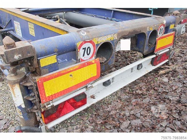 Basculator  semirmorchio ribaltabile 40portacontainer usato