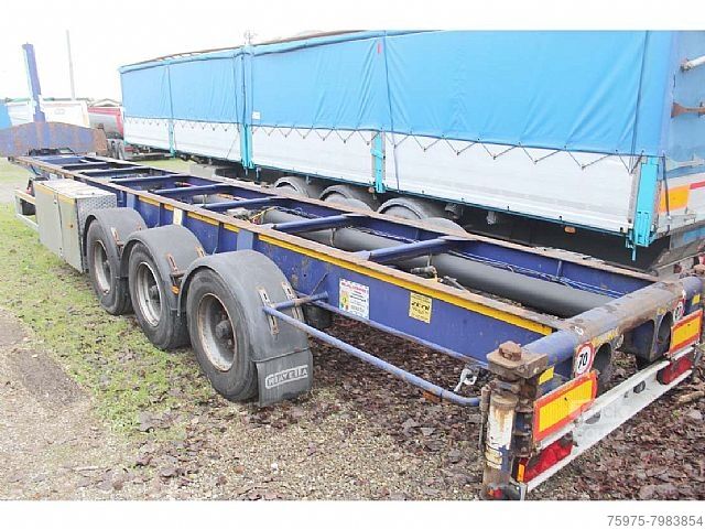 Basculator  semirmorchio ribaltabile 40portacontainer usato