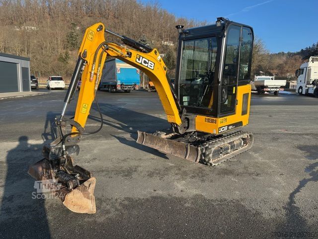 Miniekskavators JCB JCB H 19C-1, verstell Fahrwerk, 3 Löffel