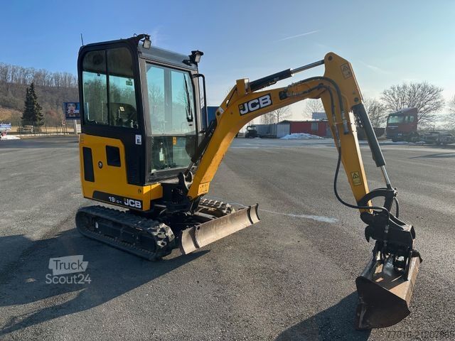 Miniekskavators JCB JCB H 19C-1, verstell Fahrwerk, 3 Löffel