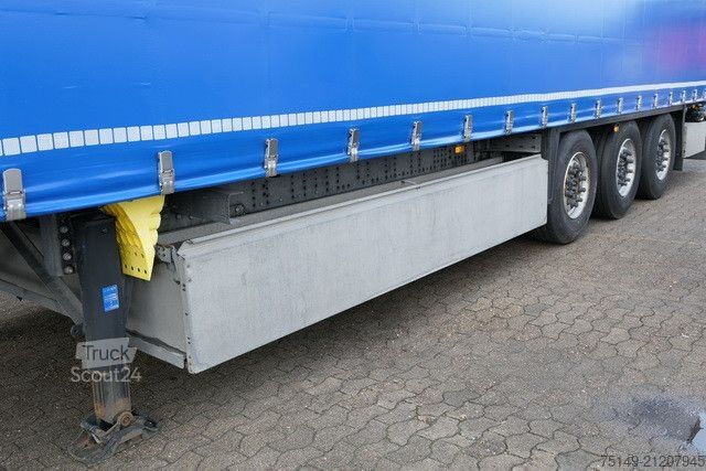 Open oplegger met zeil SCHMITZ CARGOBULL SCS 24/L-13.62 EB, Verzinkt, Hubdach, Getränke