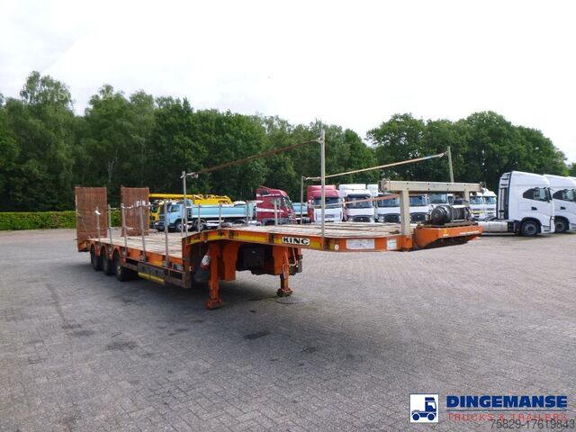 Semi-lavlaster King 3-axle semi-lowbed trailer 44T + ramps
