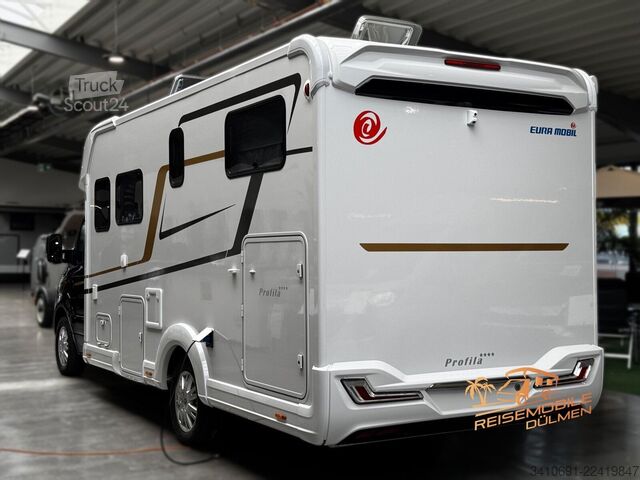 Half-integraal camper EURAMOBIL Profila T 726 EF Fahrassistent 4,5t. Lithium