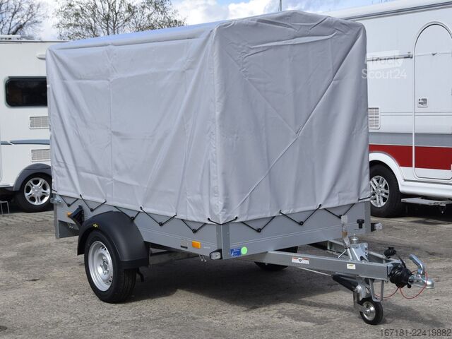 Remolque abierto con toldo HUMBAUR Startrailer H 132513 mit Plane und Spriegel