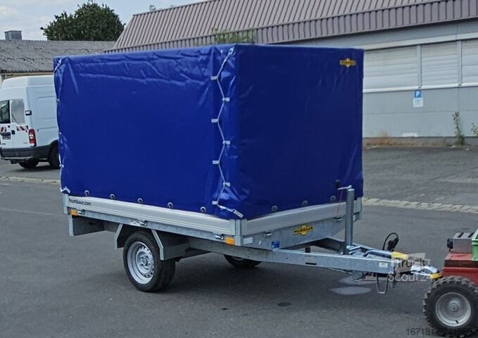 Remolque abierto con toldo HUMBAUR HU 152314 mit Plane und Spriegel 1300mm