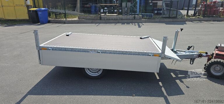 Remolque abierto con toldo HUMBAUR HU 152314 mit Plane und Spriegel 1300mm
