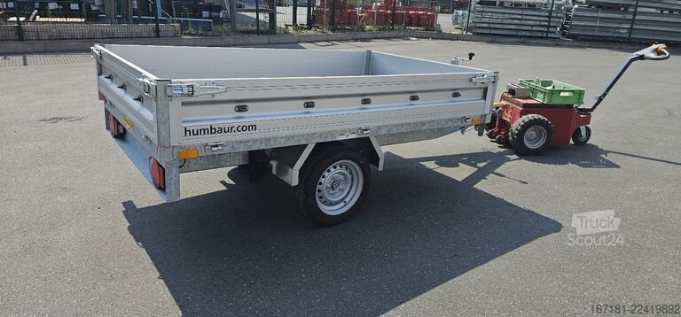 Remolque abierto con toldo HUMBAUR HU 152314 mit Plane und Spriegel 1300mm