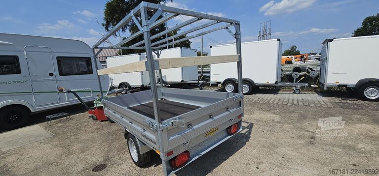 Remolque abierto con toldo HUMBAUR HU 152314 mit Plane und Spriegel 1300mm