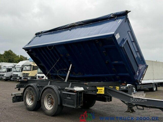 Driezijdige kipperaanhanger Kempf THK18 Baustoff 2 Seitenkipper Liftachse Alu BPW