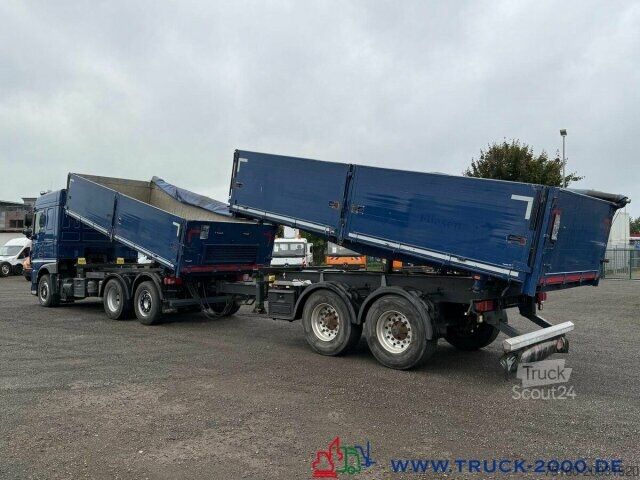 Driezijdige kipperaanhanger Kempf THK18 Baustoff 2 Seitenkipper Liftachse Alu BPW