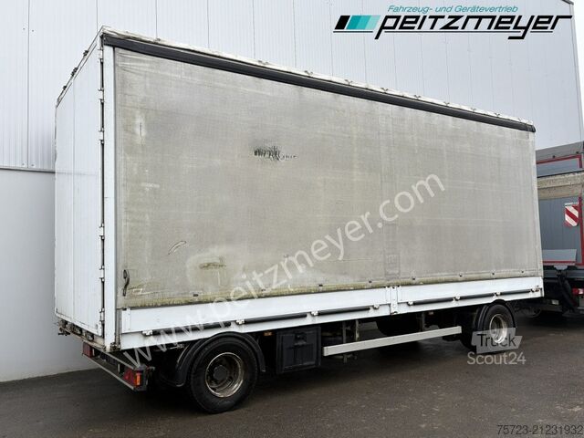 Open trailer with tarp 18 t. Drehschemel DSA 7525