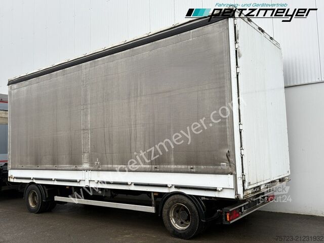 Open trailer with tarp 18 t. Drehschemel DSA 7525