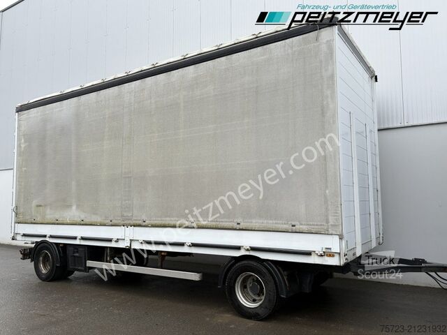 Open trailer with tarp  18 t. Drehschemel DSA 7525