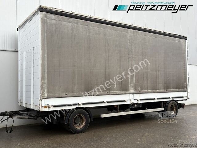 Open trailer with tarp 18 t. Drehschemel DSA 7525