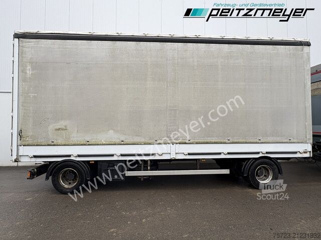Open trailer with tarp 18 t. Drehschemel DSA 7525