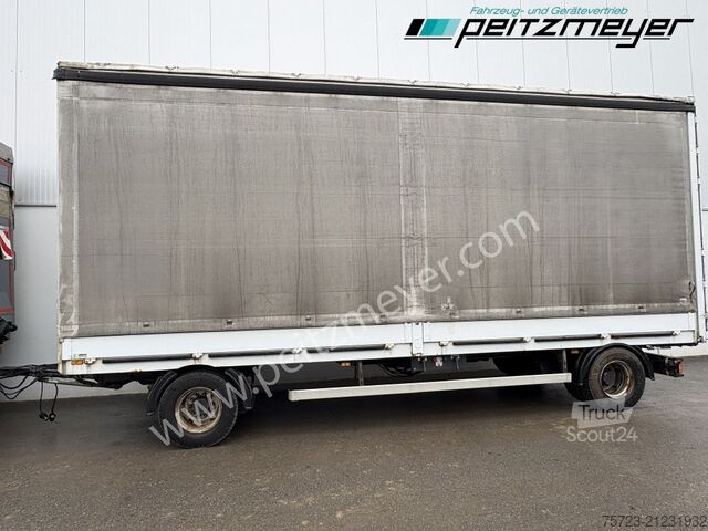 Open trailer with tarp  18 t. Drehschemel DSA 7525
