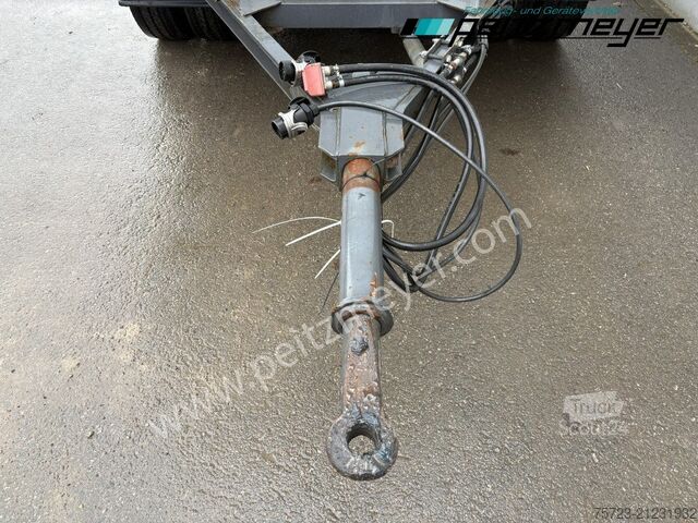 Open trailer with tarp  18 t. Drehschemel DSA 7525