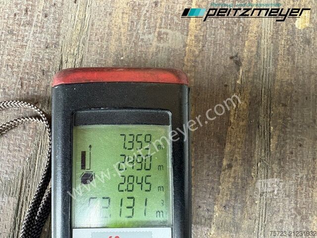 Open trailer with tarp  18 t. Drehschemel DSA 7525