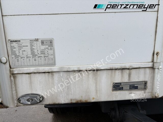Open trailer with tarp  18 t. Drehschemel DSA 7525