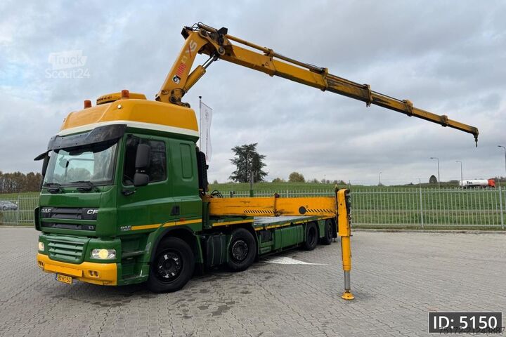 Tovornjak z žerjavom DAF CF 85.410 SC, Euro 5, 8x2 / Hiab 422 EP5 + Radi...