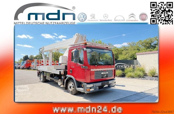 Работна платформа, монтирана на камион MAN TGM 8.180 Hubsteiger WUMAG WT300 30m