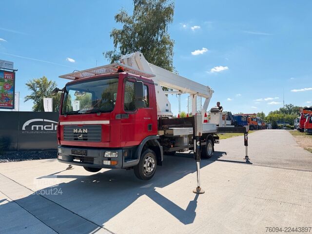 Работна платформа, монтирана на камион MAN TGM 8.180 Hubsteiger WUMAG WT300 30m