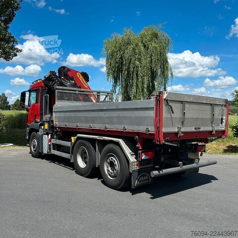 Самосвален камион MAN TGS 28.480 6x4-4 ALLRAD KRAN 19m SEILWINDE Wechs